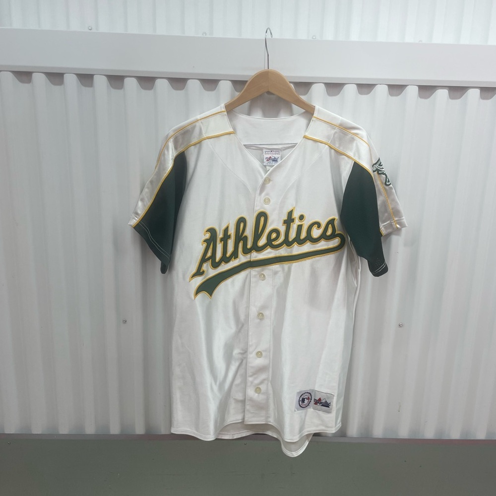 Vintage Majestic Athletics Miguel Tejeda Jersey